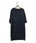 CYCLAS (シクラス) レーヨン ナイロン ボートネック ロング ワンピース 1-07-09-0019 ネイビー サイズ:36：4500円