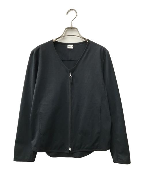 HaaT（ハート）Haat (ハート イッセイ ミヤケ) ノーカラージャケット ブラック サイズ:2の古着・服飾アイテム