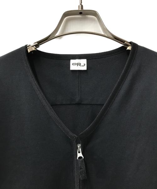 HaaT（ハート）Haat (ハート イッセイ ミヤケ) ノーカラージャケット ブラック サイズ:2の古着・服飾アイテム