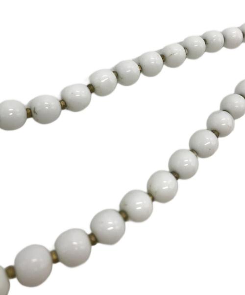 MIRIAM HASKELL（ミリアムハスケル）MIRIAM HASKELL (ミリアムハスケル) ネックレス ゴールド×ホワイトの古着・服飾アイテム