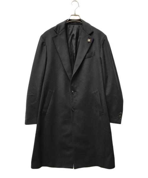 LARDINI（ラルディーニ）LARDINI (ラルディーニ) カシミヤチェスターコート ネイビー サイズ:SIZE 50 (XL)の古着・服飾アイテム