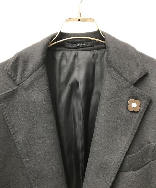 LARDINI（ラルディーニ）LARDINI (ラルディーニ) カシミヤチェスターコート ネイビー サイズ:SIZE 50 (XL)の古着・服飾アイテム