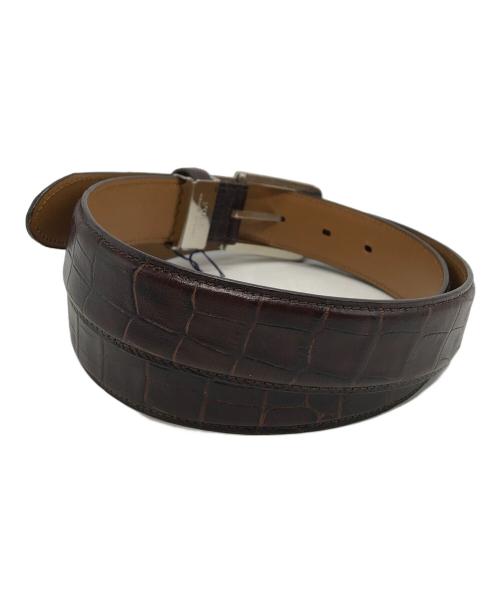 POLO RALPH LAUREN（ポロ・ラルフローレン）POLO RALPH LAUREN (ポロ・ラルフローレン) レザーベルト ブラウンの古着・服飾アイテム