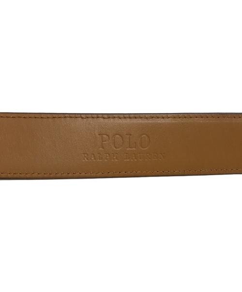 POLO RALPH LAUREN（ポロ・ラルフローレン）POLO RALPH LAUREN (ポロ・ラルフローレン) レザーベルト ブラウンの古着・服飾アイテム