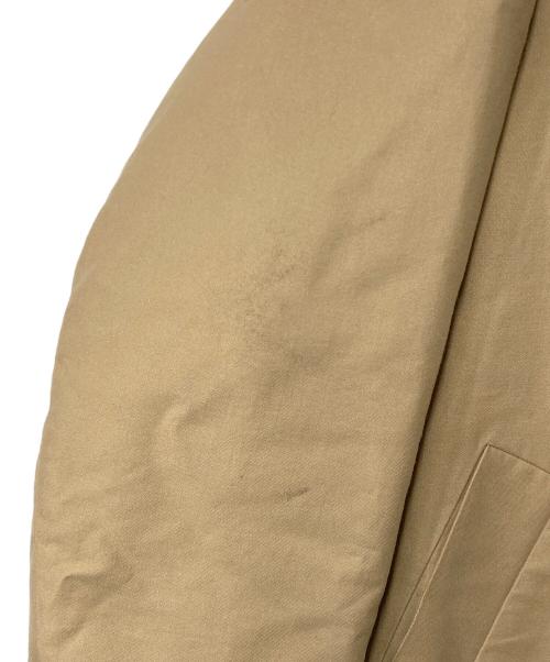 ENFOLD（エンフォルド）ENFOLD (エンフォルド) ダブルクロスノーカラーコート ベージュ サイズ:38の古着・服飾アイテム