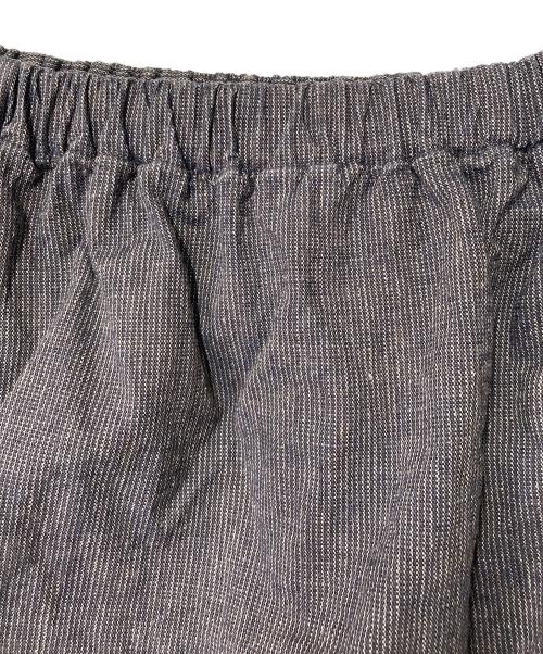 45R（フォーティファイブ・アール）45R (フォーティファイブ・アール) リネンコットンスカート グレーの古着・服飾アイテム