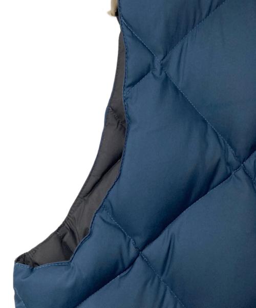 PIG & ROOSTER（ピッグ アンド ルースター）PIG & ROOSTER (ピッグ アンド ルースター) DA COMFY DOWN VEST ブルー×ブラック サイズ:40の古着・服飾アイテム