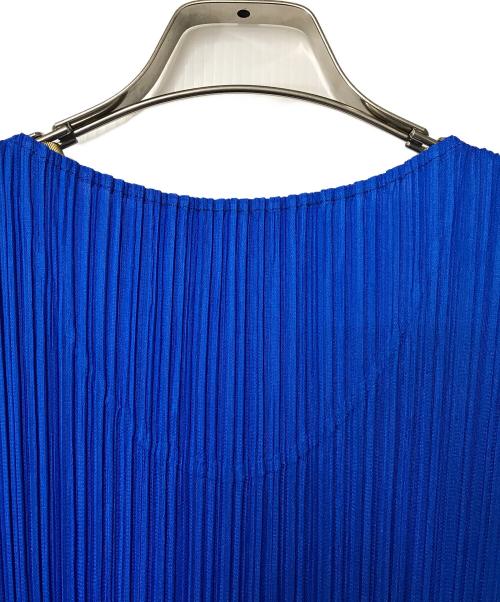 PLEATS PLEASE（プリーツプリーズ）PLEATS PLEASE (プリーツプリーズ) プリーツノースリーブワンピース ブルー サイズ:1の古着・服飾アイテム