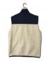 POLO RALPH LAUREN (ポロ・ラルフローレン) ナイロン切替フリースベスト アイボリー×ネイビー サイズ:S：8000円