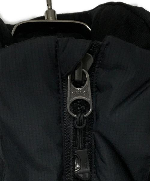 POLO RALPH LAUREN（ポロ・ラルフローレン）POLO RALPH LAUREN (ポロ・ラルフローレン) フーデットダウンベスト ブラック サイズ:XSの古着・服飾アイテム