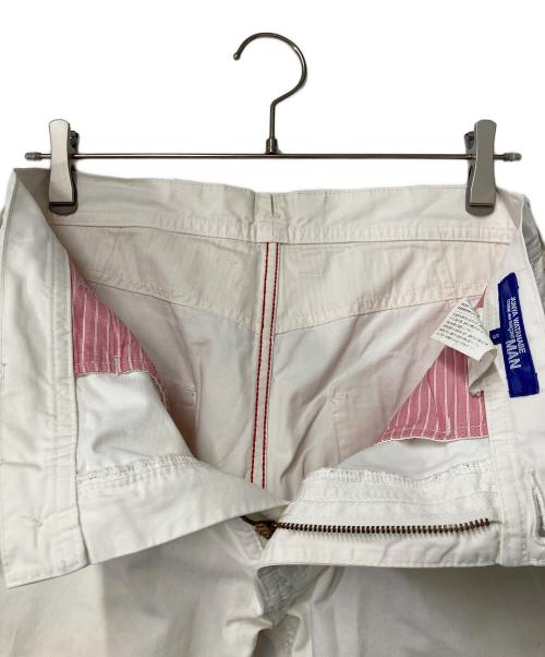 JUNYA WATANABE COMME des GARCONS（(ジュンヤワタナベ コムデギャルソン）JUNYA WATANABE COMME des GARCONS (ジュンヤワタナベ コムデギャルソン) コットンパンツ ホワイト サイズ:Sの古着・服飾アイテム