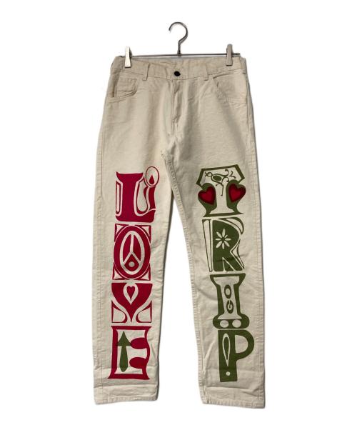 LEVI'S VINTAGE CLOTHING（リーバイス ビンテージ クロージング）LEVI'S VINTAGE CLOTHING (リーバイス ビンテージ クロージング) 60s 復刻 CRAZY LEGS クレイジーレッグスパンツ 29190-0000 アイボリー サイズ:30の古着・服飾アイテム