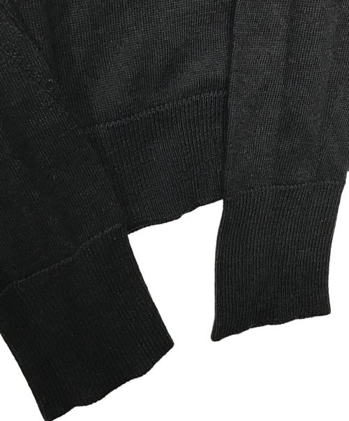 Dior（ディオール）DIOR (ディオール) 爪痕ダメージ加工Vネックニット 5HH4059061 ブラック サイズ:Sの古着・服飾アイテム