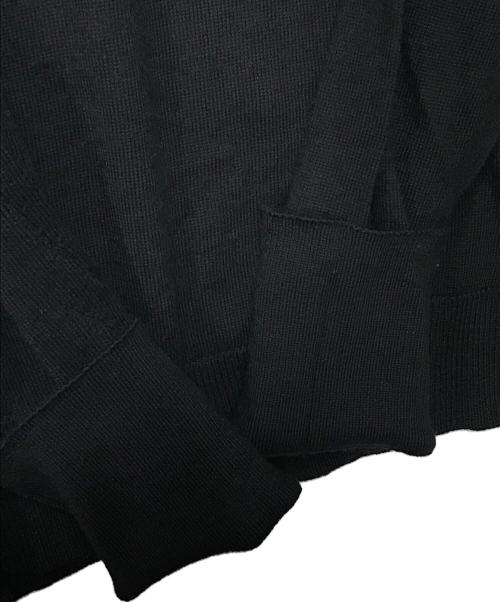 Dior（ディオール）DIOR (ディオール) 爪痕ダメージ加工Vネックニット 5HH4059061 ブラック サイズ:Sの古着・服飾アイテム