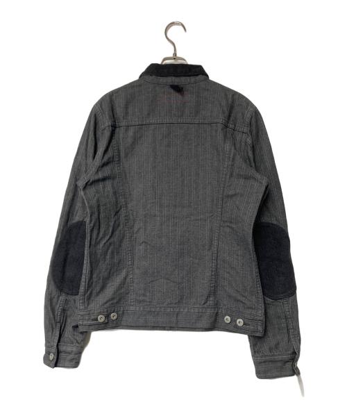 COMME des GARCONS JUNYA WATANABE MAN（コム デ ギャルソン ジュンヤ ワタナベ マン）COMME des GARCONS JUNYA WATANABE MAN (コム デ ギャルソン ジュンヤ ワタナベ マン) LEVI'S (リーバイス) エルボーパッチ デニムジャケット グレー サイズ:Sの古着・服飾アイテム