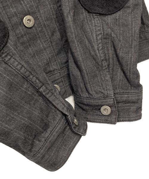 COMME des GARCONS JUNYA WATANABE MAN（コム デ ギャルソン ジュンヤ ワタナベ マン）COMME des GARCONS JUNYA WATANABE MAN (コム デ ギャルソン ジュンヤ ワタナベ マン) LEVI'S (リーバイス) エルボーパッチ デニムジャケット グレー サイズ:Sの古着・服飾アイテム