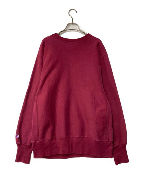 Champion REVERSE WEAVE（チャンピオン リバース ウィーブ）Champion REVERSE WEAVE (チャンピオン リバース ウィーブ) クルーネックスウェット ボルドー サイズ:Lの古着・服飾アイテム