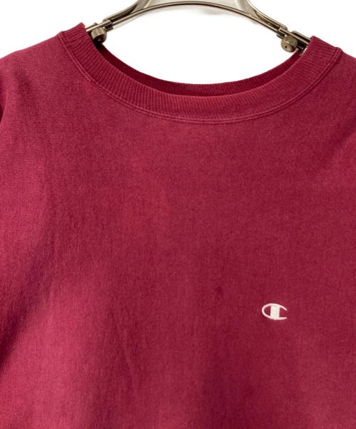 Champion REVERSE WEAVE（チャンピオン リバース ウィーブ）Champion REVERSE WEAVE (チャンピオン リバース ウィーブ) クルーネックスウェット ボルドー サイズ:Lの古着・服飾アイテム