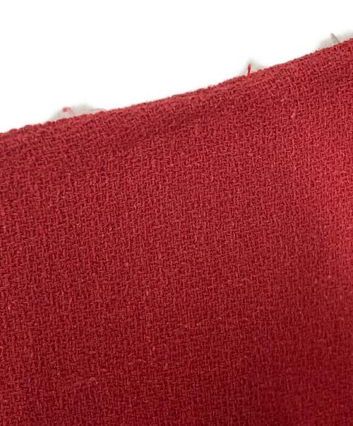 Salvatore Ferragamo（サルヴァトーレ フェラガモ）Salvatore Ferragamo (サルヴァトーレ フェラガモ) レーヨン スカートセットアップ レッド サイズ:46の古着・服飾アイテム