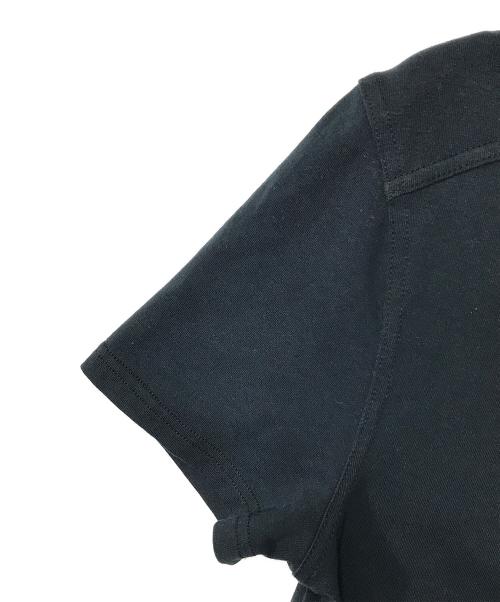 GUCCI（グッチ）GUCCI (グッチ) シェリーライン リボン Tシャツ 165939 X8271 ネイビー サイズ:Sの古着・服飾アイテム