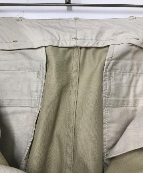 nanamica（ナナミカ）nanamica (ナナミカ) Wide Chino Pants ワイドチノパンツ SUCS401 ベージュ サイズ:76cm (W30)の古着・服飾アイテム