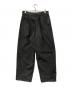 uru (ウル) COTTON DENIM TUCK PANTS ブラック サイズ:1：9000円