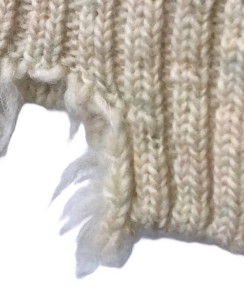 RHODOLIRION（ロドリリオン）RHODOLIRION (ロドリリオン) Damaged Fisherman Vest ダメージフィッシャーマンベスト ベージュ サイズ:Sの古着・服飾アイテム