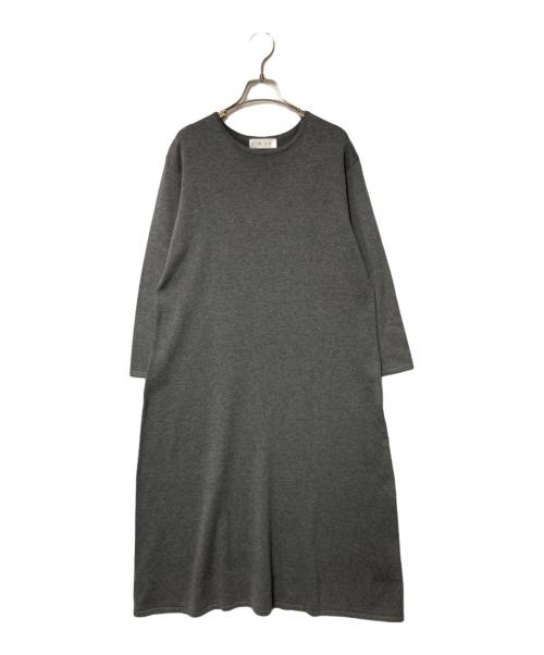 RIM.ARK（リムアーク）RIM.ARK (リムアーク) ニットワンピース グレー サイズ:36の古着・服飾アイテム