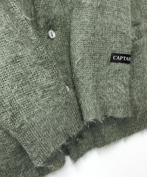 CAPTAINS HELM（キャプテンズヘルム）CAPTAINS HELM (キャプテンズヘルム) モヘアカーディガン グリーン サイズ:Mの古着・服飾アイテム
