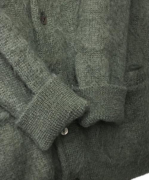 CAPTAINS HELM（キャプテンズヘルム）CAPTAINS HELM (キャプテンズヘルム) モヘアカーディガン グリーン サイズ:Mの古着・服飾アイテム