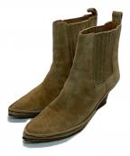 TORY BURCHトリーバーチ）の古着「LILA HEELED ANKLE BOOT」｜ベージュ