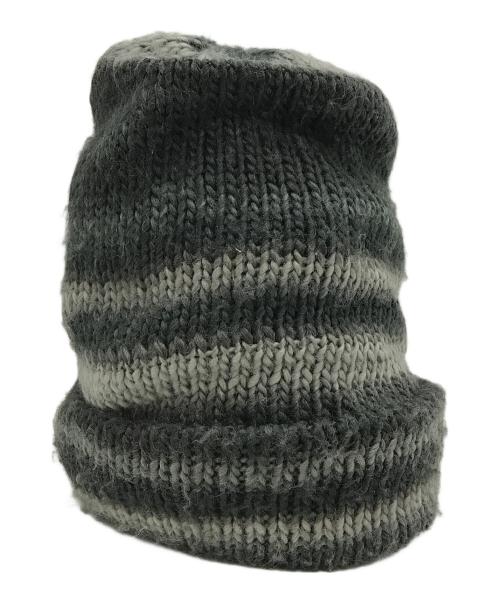 SUPREME（シュプリーム）Supreme (シュプリーム) Ombre Stripe Beanie グレーの古着・服飾アイテム
