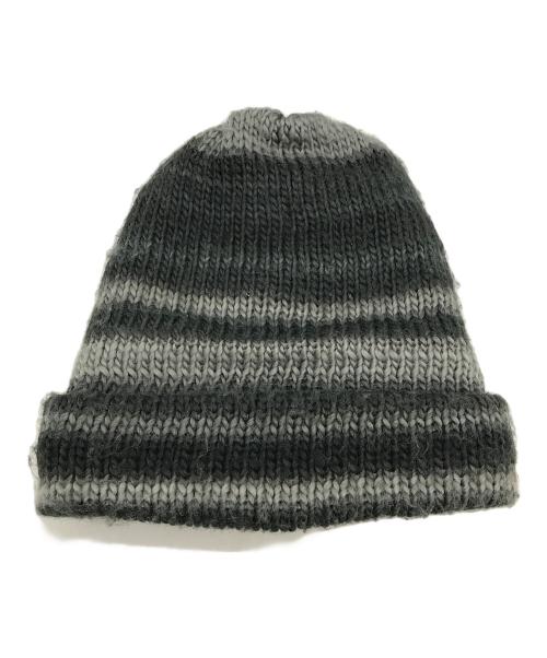 SUPREME（シュプリーム）Supreme (シュプリーム) Ombre Stripe Beanie グレーの古着・服飾アイテム