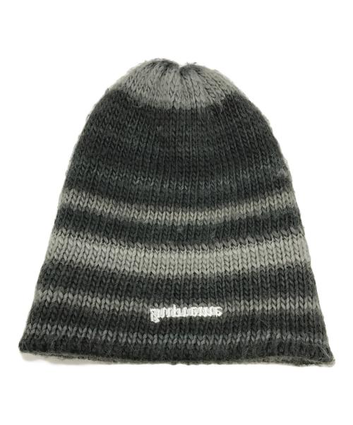 SUPREME（シュプリーム）Supreme (シュプリーム) Ombre Stripe Beanie グレーの古着・服飾アイテム