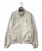 LACOSTEラコステ）の古着「スイングトップジャケット」｜ベージュ