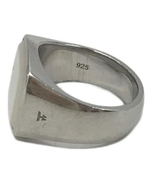 TOM WOOD（トムウッド）TOM WOOD (トムウッド) Cushion White Mother of Pearl Ring/クッションホワイトマザーオブパールリング サイズ:52（約11号）の古着・服飾アイテム