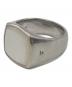TOM WOOD (トムウッド) Cushion White Mother of Pearl Ring/クッションホワイトマザーオブパールリング サイズ:52（約11号）：20000円