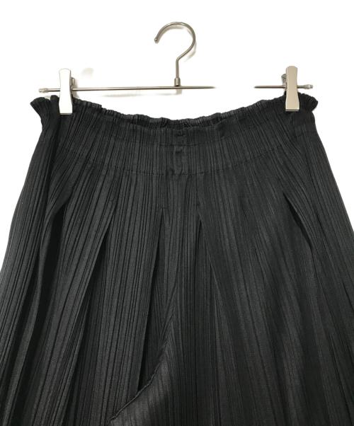 PLEATS PLEASE（プリーツプリーズ）PLEATS PLEASE (プリーツプリーズ) ワイドプリーツパンツ ブラック サイズ:2の古着・服飾アイテム