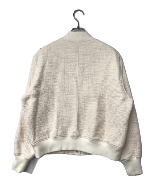 Spick and Span（スピックアンドスパン）Spick and Span (スピックアンドスパン) ツイードブルゾン アイボリー サイズ:38の古着・服飾アイテム