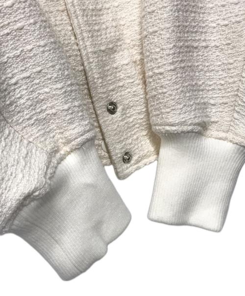 Spick and Span（スピックアンドスパン）Spick and Span (スピックアンドスパン) ツイードブルゾン アイボリー サイズ:38の古着・服飾アイテム