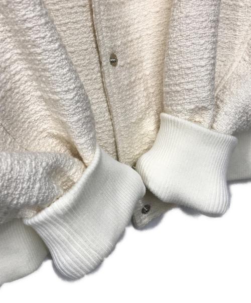 Spick and Span（スピックアンドスパン）Spick and Span (スピックアンドスパン) ツイードブルゾン アイボリー サイズ:38の古着・服飾アイテム