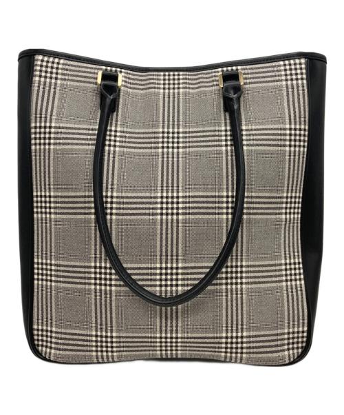 MACKINTOSH PHILOSOPHY（マッキントッシュ フィロソフィー）MACKINTOSH PHILOSOPHY (マッキントッシュ フィロソフィー) チェック柄トートバッグ H5110-211-06 グレーの古着・服飾アイテム