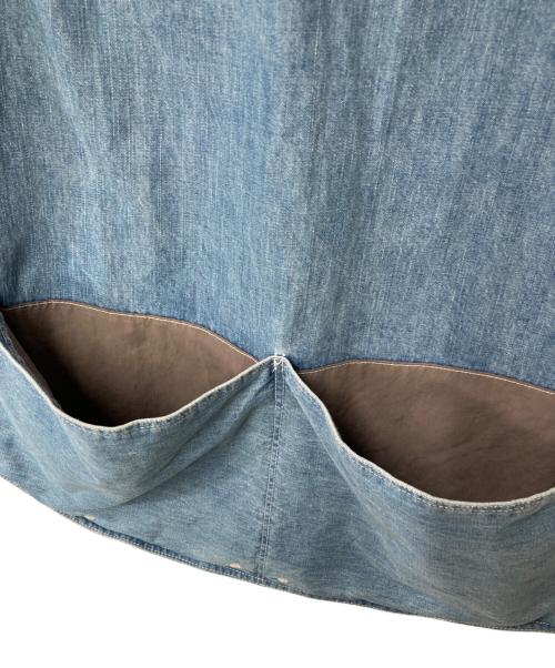 Snow peak（スノーピーク）snow peak (スノーピーク) Field Denim Pullover Short Sleeve フィールドデニムプルオーバーショートスリーブ SH-16SU201 インディゴ サイズ:2の古着・服飾アイテム