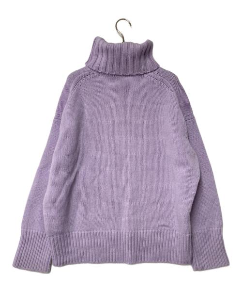 GALERIE VIE（ギャルリーヴィー）GALERIE VIE (ギャルリーヴィー) ファインウール タートルネックプルオーバー パープル サイズ:Sの古着・服飾アイテム