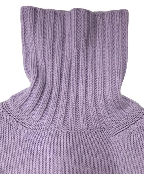 GALERIE VIE（ギャルリーヴィー）GALERIE VIE (ギャルリーヴィー) ファインウール タートルネックプルオーバー パープル サイズ:Sの古着・服飾アイテム