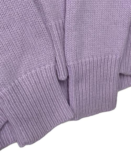GALERIE VIE（ギャルリーヴィー）GALERIE VIE (ギャルリーヴィー) ファインウール タートルネックプルオーバー パープル サイズ:Sの古着・服飾アイテム