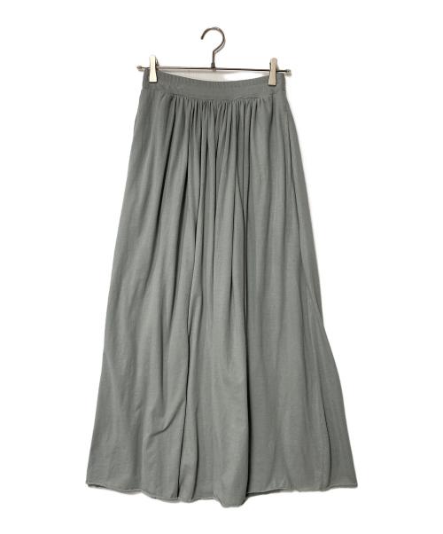 greychord（グレーコード）GREYCHORD (グレーコード) HANNA ギャザーロングスカート 232GC1206IGR グレー サイズ:1の古着・服飾アイテム