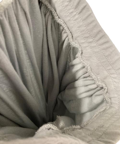 greychord（グレーコード）GREYCHORD (グレーコード) HANNA ギャザーロングスカート 232GC1206IGR グレー サイズ:1の古着・服飾アイテム