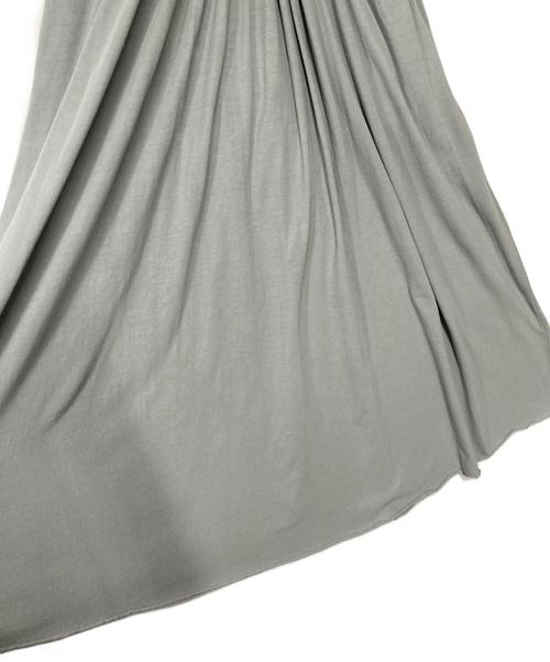 greychord（グレーコード）GREYCHORD (グレーコード) HANNA ギャザーロングスカート 232GC1206IGR グレー サイズ:1の古着・服飾アイテム