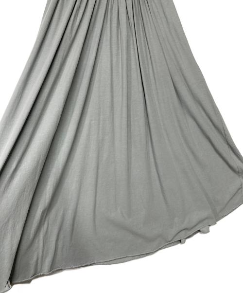 greychord（グレーコード）GREYCHORD (グレーコード) HANNA ギャザーロングスカート 232GC1206IGR グレー サイズ:1の古着・服飾アイテム